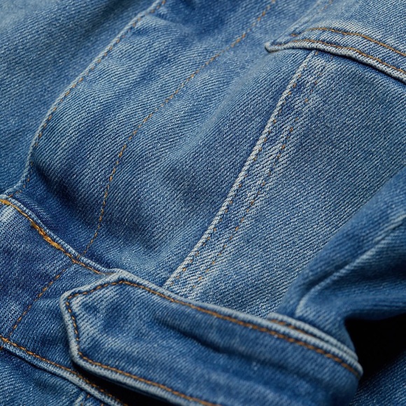 Good American's Fit For Success Small jumpsuit is crafted of stretch denim. NWT - Picture 2 of 6